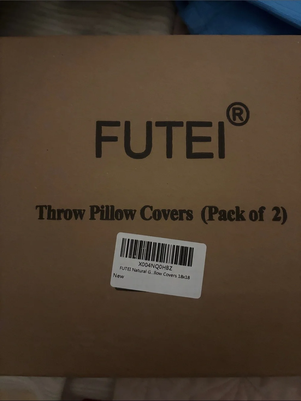 Bundle 3/$15 Natural Beige Throw Pillow Covers- set of 2 18 x 18